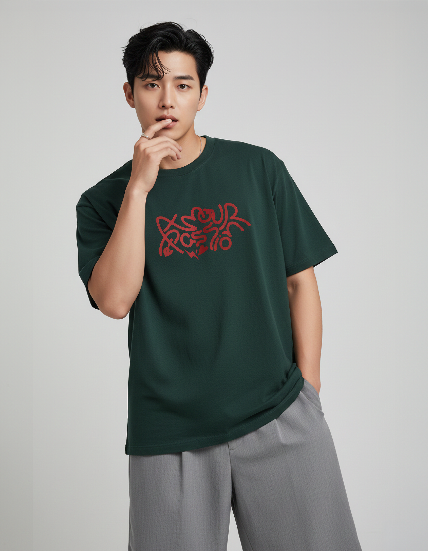 Amour et Passion (vert émeraude)