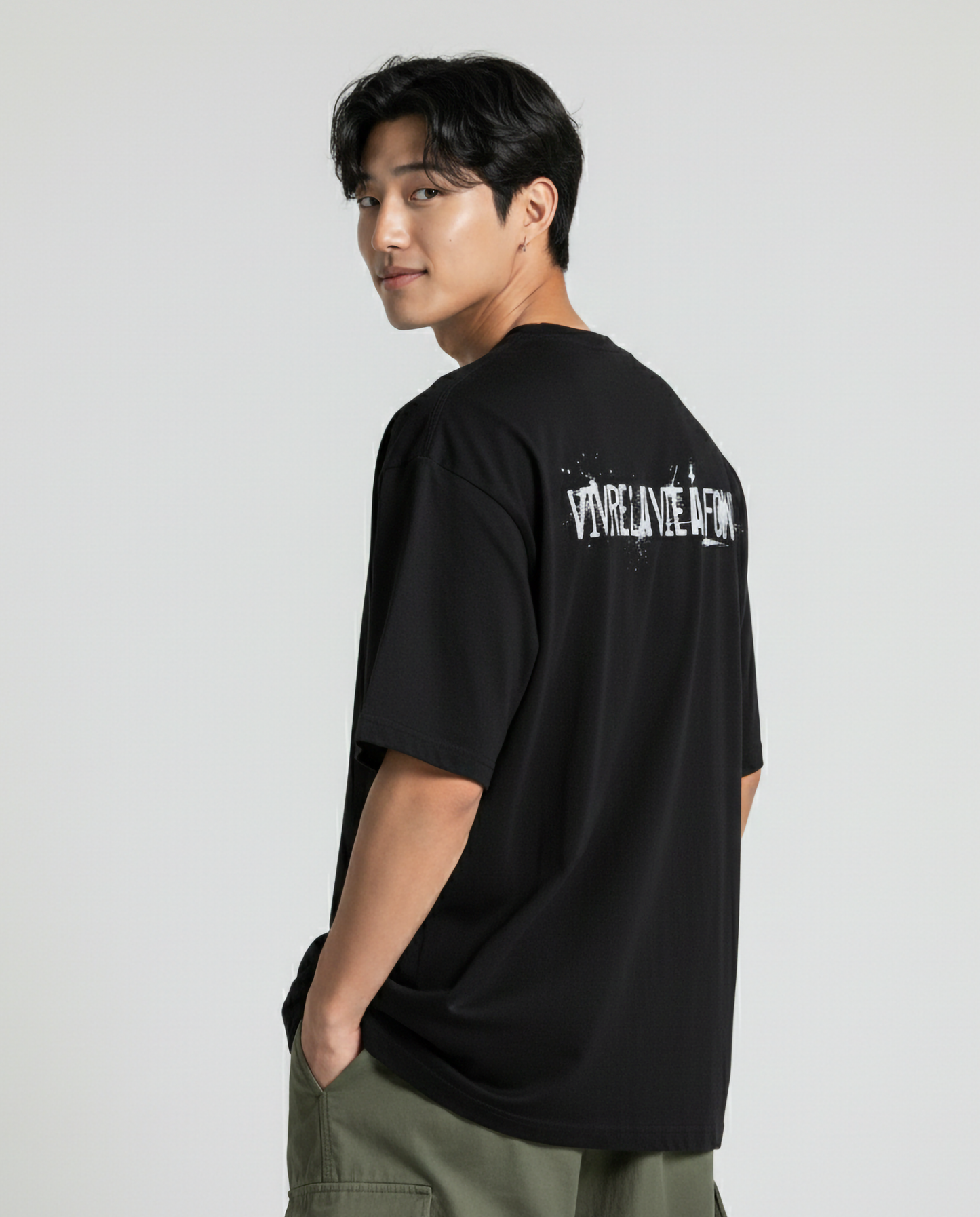 "VIVRE LA VIE À FOND" (Noir)