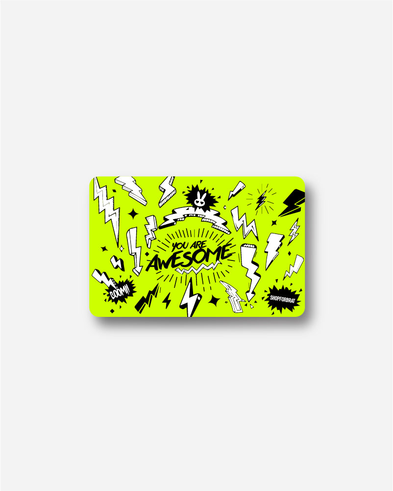 Gift Card: You Are Awesome
